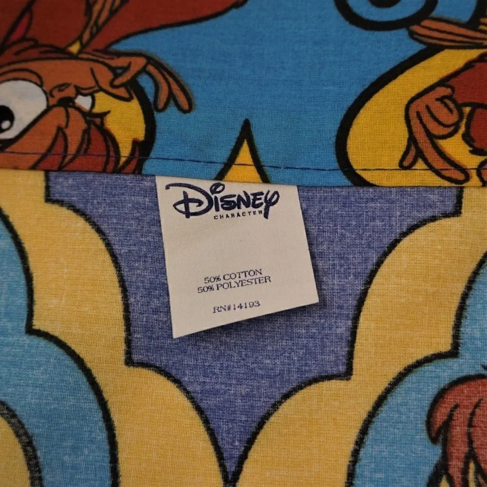Vintage 1992 Disney Aladdin Valance Capuchin Sidekick Abu USA Made 78